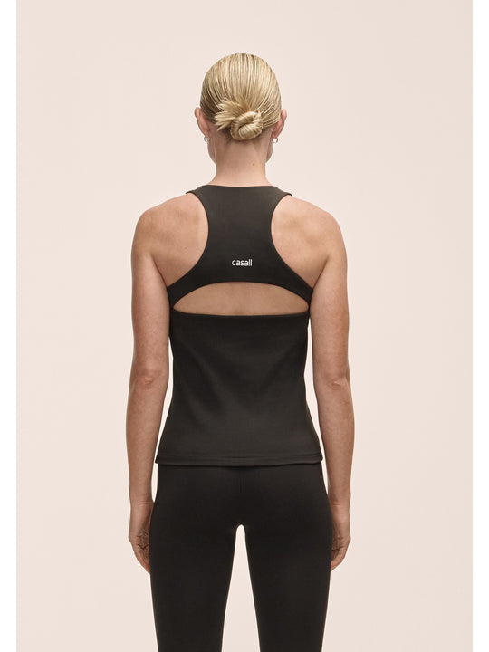 Koszulka damska treningowa Casall Soft Touch Bra Tank czarny
