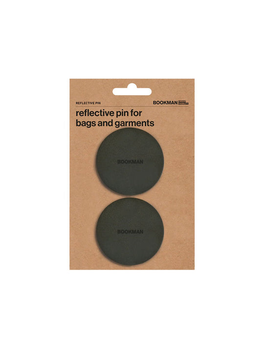 Przypinki odblaskowe BOOKMAN Reflective Pins czarny
