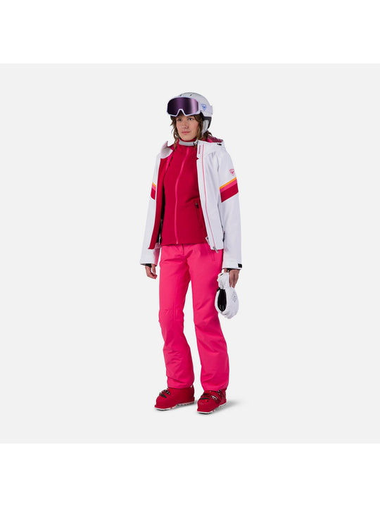 Bluza damska ROSSIGNOL W Strawpile Fleece Fz czerwony
