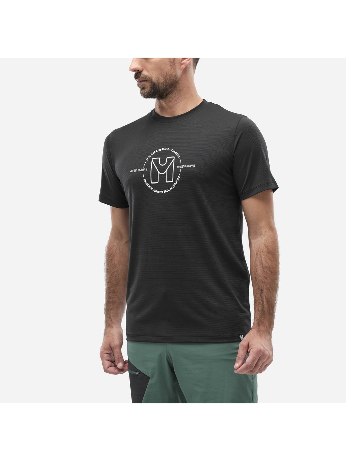 Koszulka MILLET UBIC LIGHT TS SS M czarny - Adventure Sports