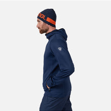 Bluza męska ROSSIGNOL Mid Layer Stretch Hoodie granatowa
