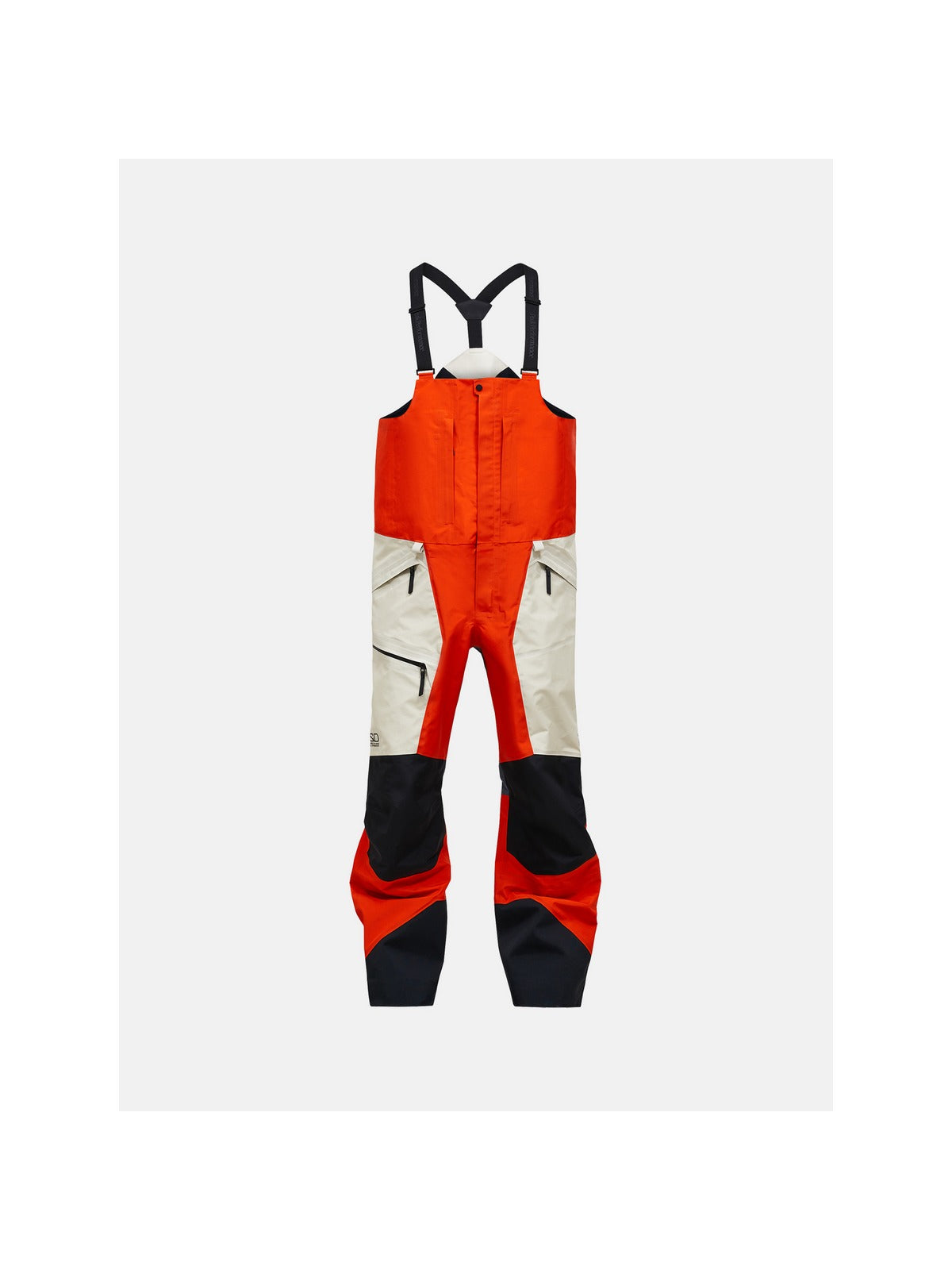 Spodnie PEAK PERFORMANCE M Vertical Gore-Tex Pro Bib Pants czerwony