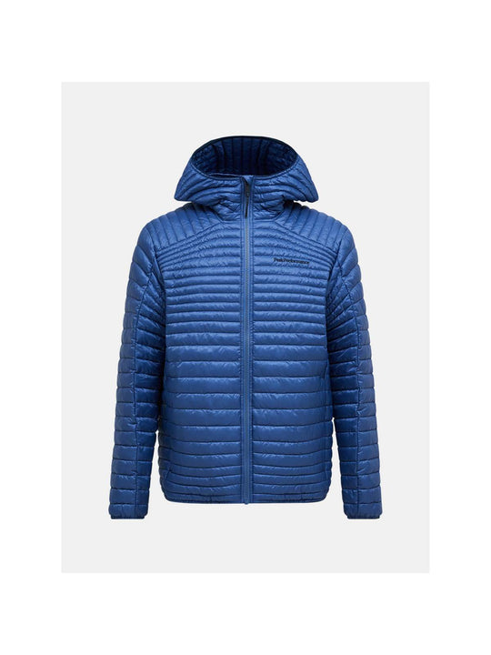 Kurtka narciarska męska PEAK PERFORMANCE Monolight Insulated Hood Jacket niebieska
