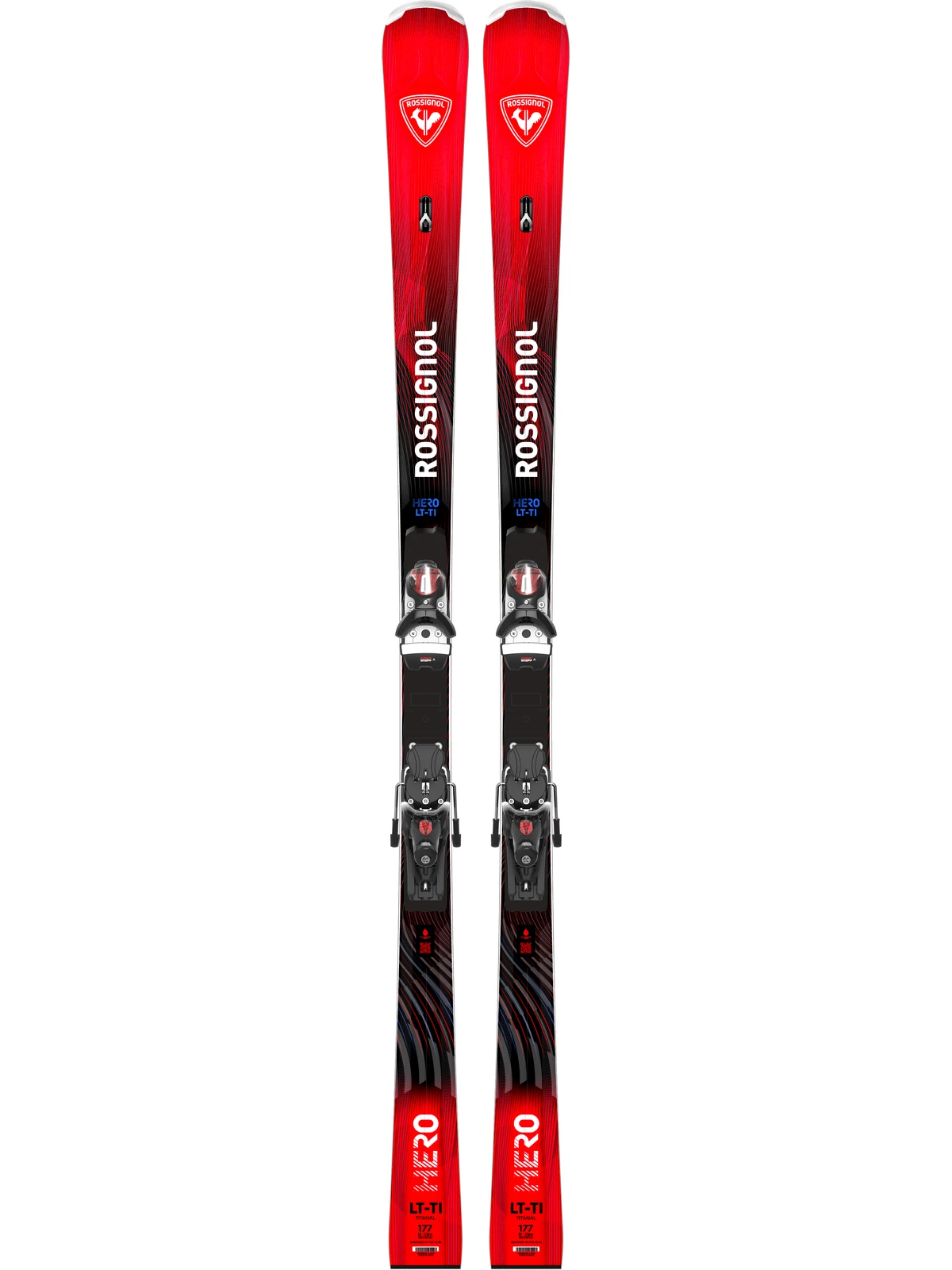Narty ROSSIGNOL Hero LT Ti R22 + wiązania LOOK Spx14 Rockerace Gw White
