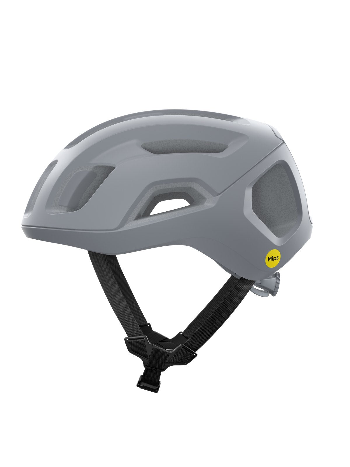 Kask rowerowy POC Ventral Air Wide Fit MIPS szary mat