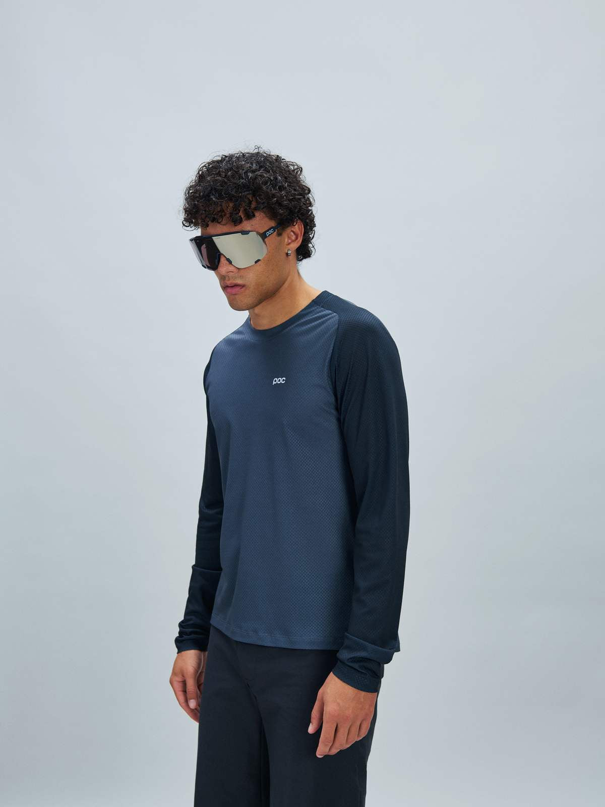 Koszulka rowerowa POC M's Motion Air L/S Jersey granatowy