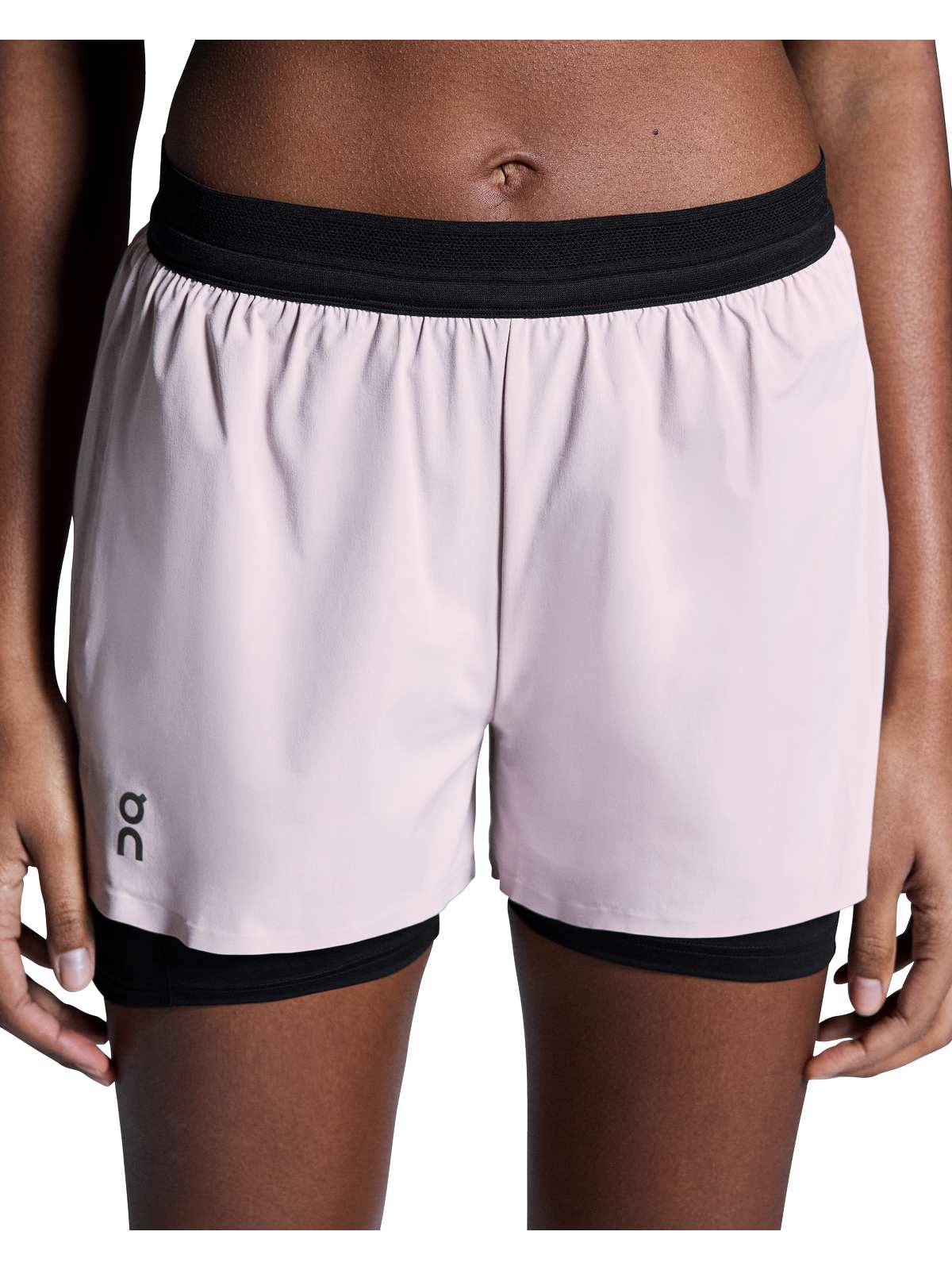 Szorty do biegania damskie ON RUNNING 3" Performance 2/1 Shorts różowy