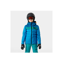 Kurtka narciarska dziecięca HELLY HANSEN Jr Cyclone Jacket kolor niebieski
