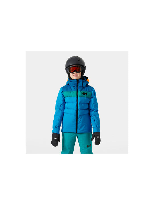 Kurtka narciarska dziecięca HELLY HANSEN Jr Cyclone Jacket kolor niebieski
