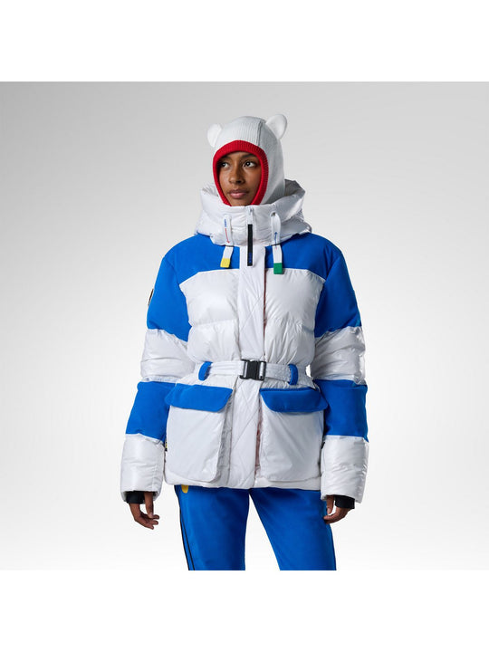 Kurtka narciarska damska ROSSIGNOL W Jcc Corduroy Down Ski Jacket biała
