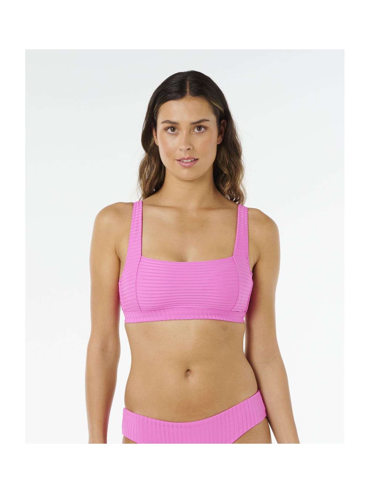 Stanik damski RIP CURL Premium Surf D-Dd Crop różowy