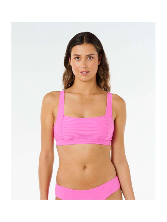 Stanik damski RIP CURL Premium Surf D-Dd Crop różowy
