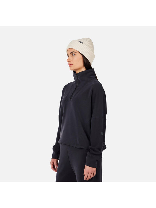 Bluza damska ROSSIGNOL W CHAVANETTE HZ SCUBA FLEECE czarna
