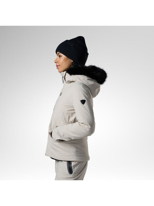 Kurtka narciarska damska ROSSIGNOL W Snowdazzle Insulated Ski Jkt szara
