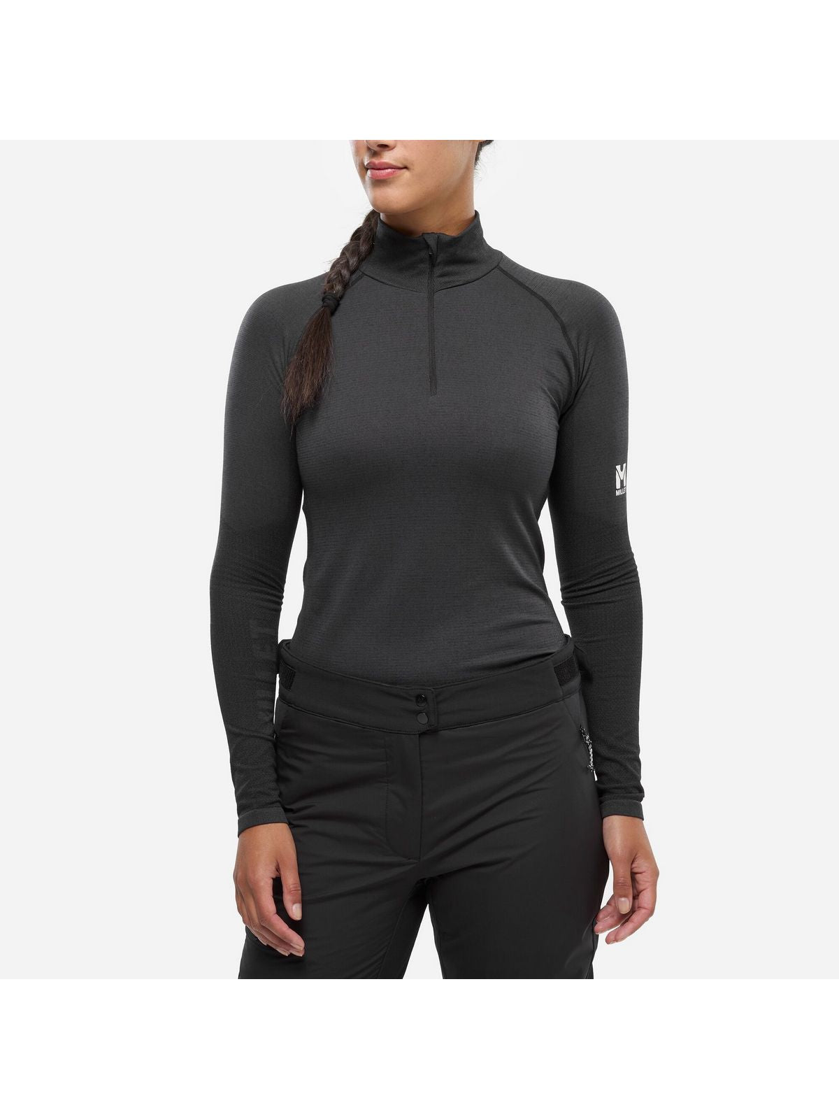Bielizna damska MILLET Drynamic Soft Ls 1/2 Zip W czarna