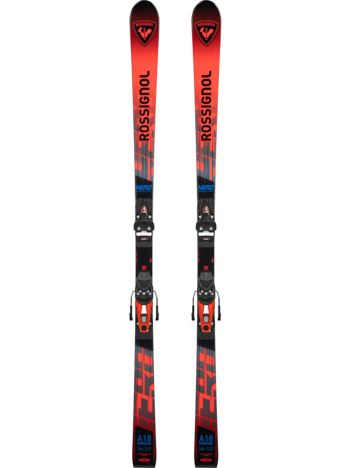 Narty ROSSIGNOL HERO GS PRO 126-171 R21 + wiązania LOOK NX10 GW