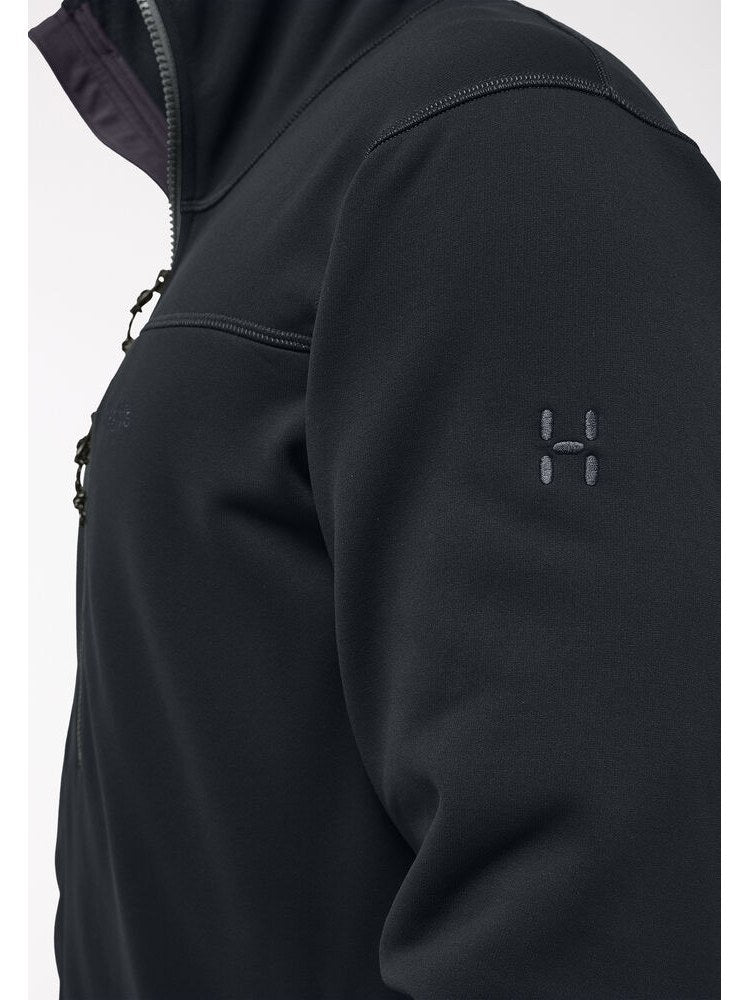 Bluza techniczna z kapturem męska HAGLÖFS Rosson Mid Hood True Black