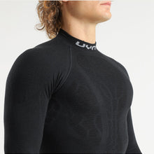 Koszulka UYN Man Elevatyon Biomorph Uw Shirt Long Sl. Turtle Neck czarny
