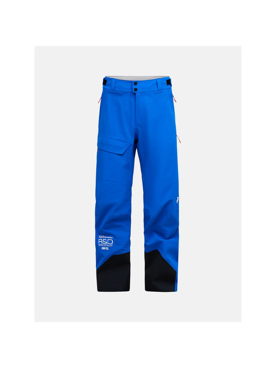 Spodnie narciarskie męskie PEAK PERFORMANCE 40Y R&amp;D GORE-TEX 3L C-KNIT Ski Pants niebieskie
