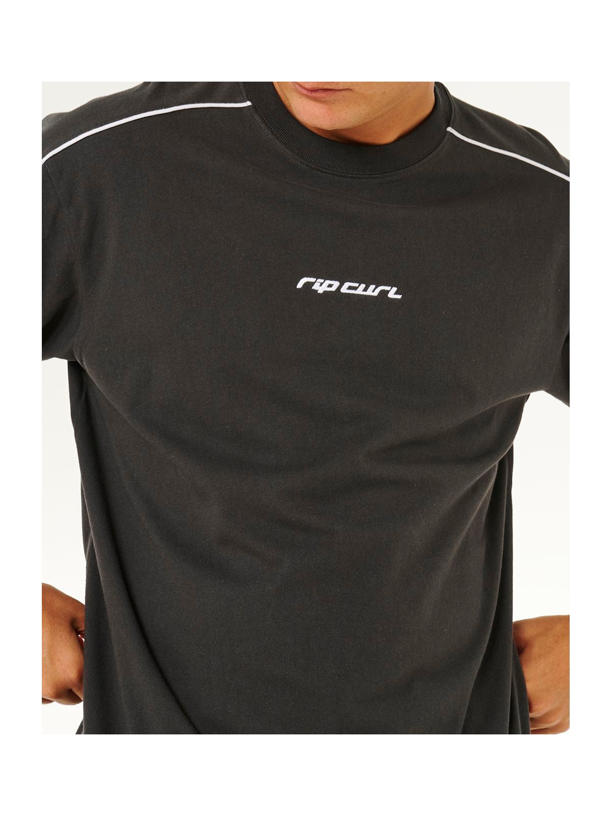 Koszulka męska RIP CURL Inner Visions Panel Tee czarna