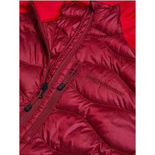 Kurtka PEAK PERFORMANCE Helium Hybrid Down Jacket Women bordowy
