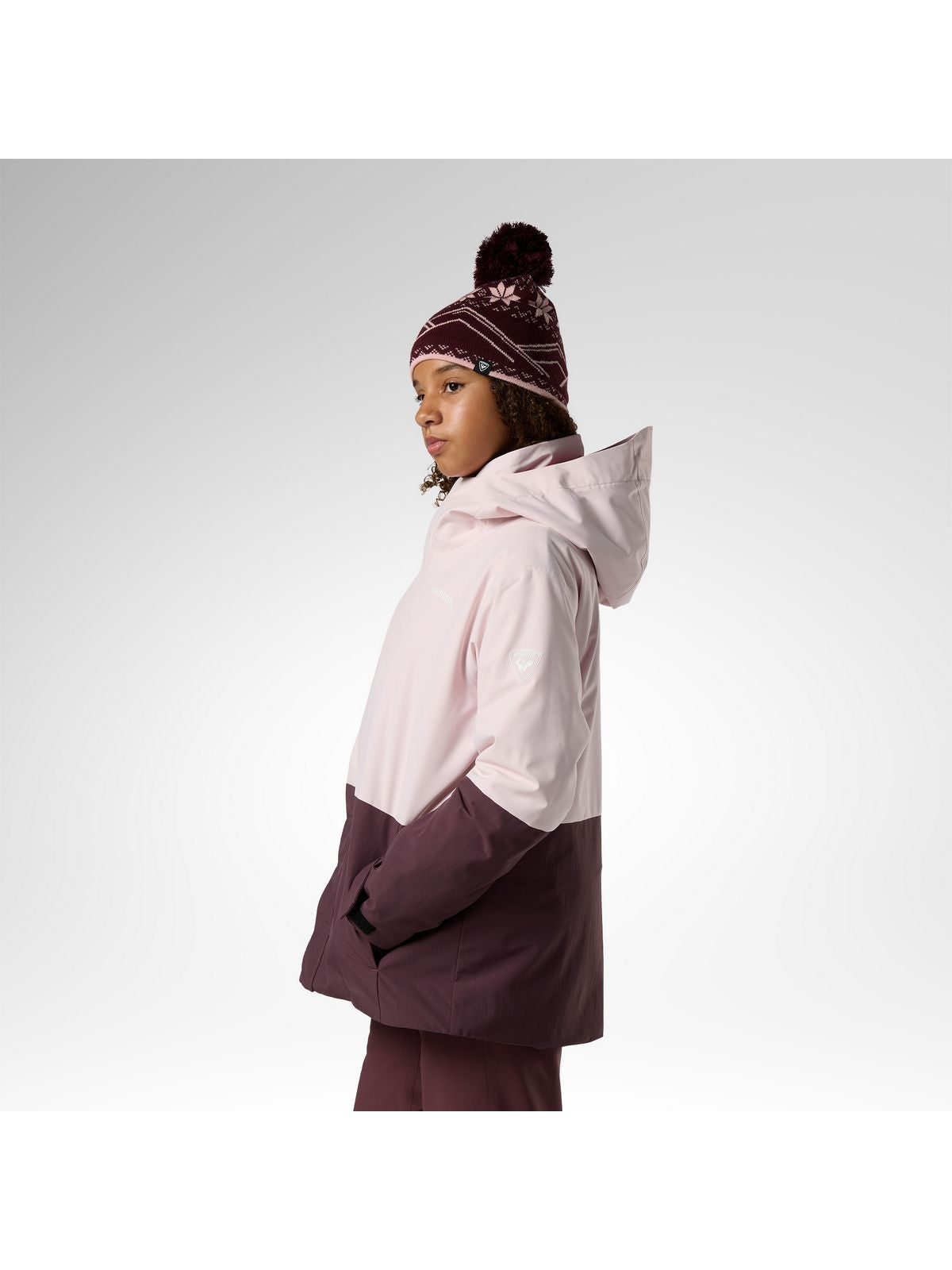 Kurtka narciarska juniorska ROSSIGNOL Jr Outerlimits Insulated Jkt różowa