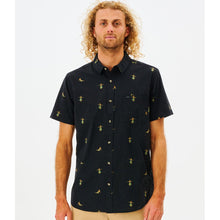 Koszula sportowa męska RIP CURL Hula Breach S/S Shirt czarna
