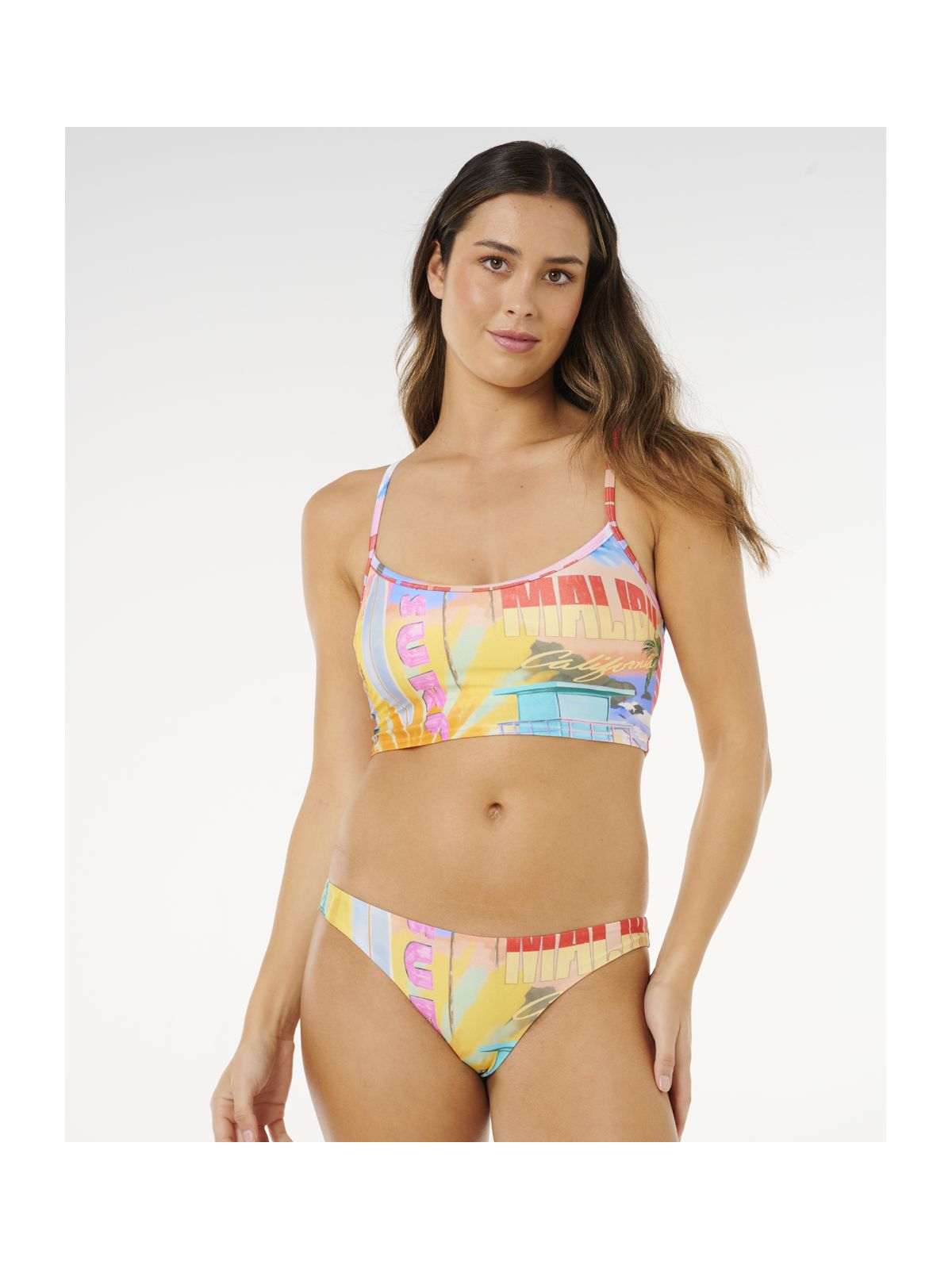 Stanik damski RIP CURL Hotel Malibu Multi Fit Tank multikolor