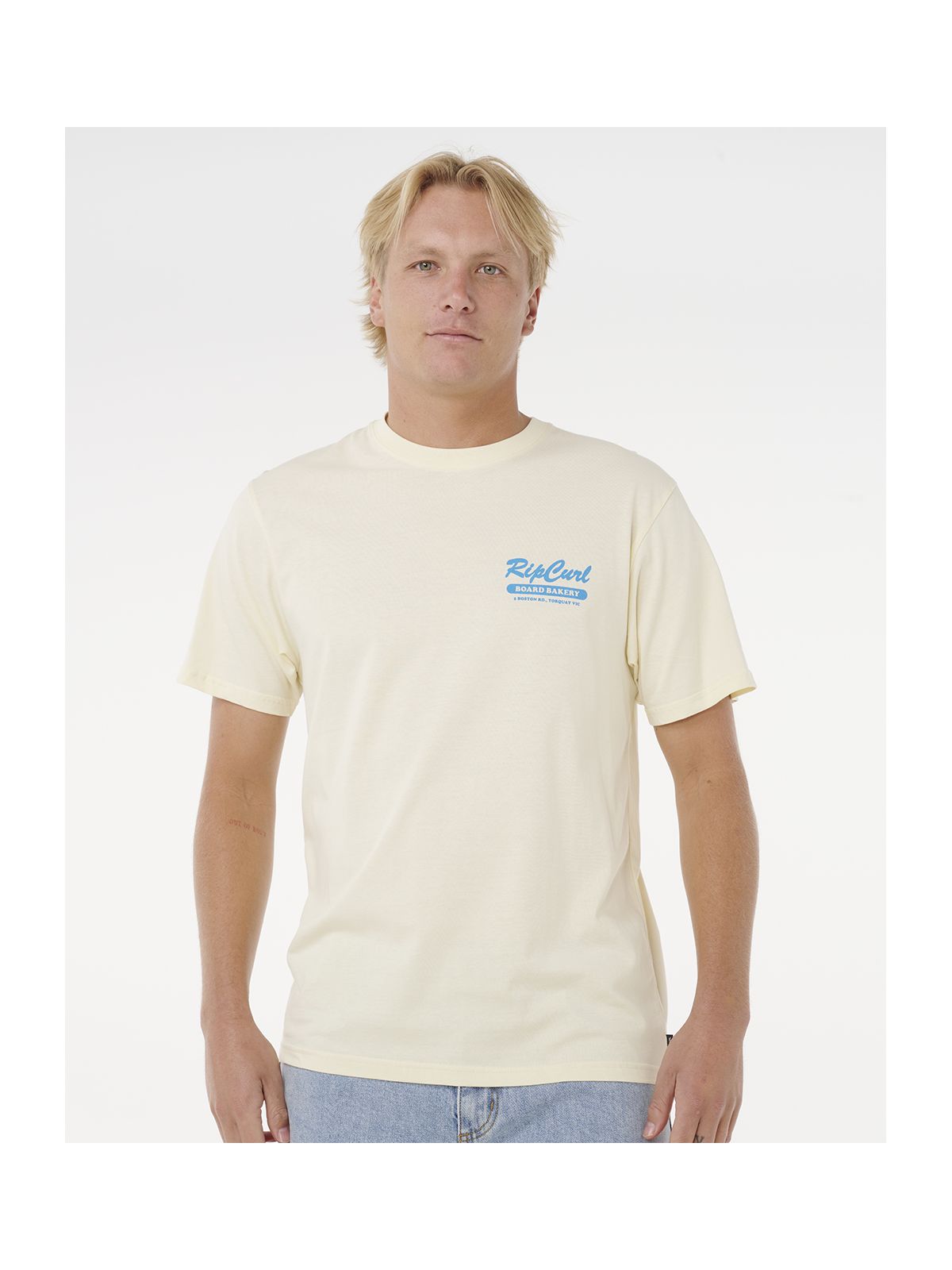 Koszulka RIP CURL BOARD BAKERY TEE żółta