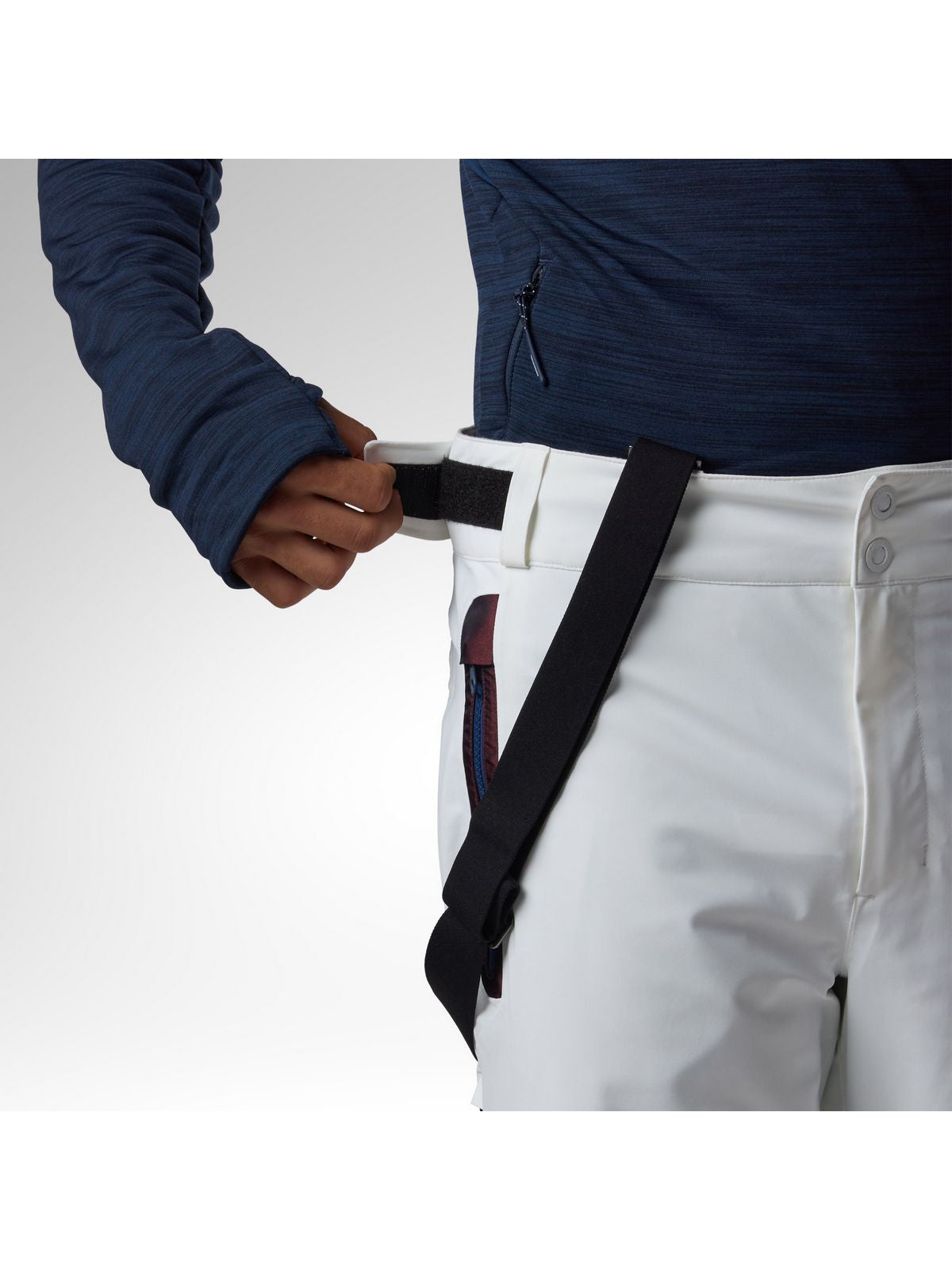 Spodnie narciarskie męskie ROSSIGNOL M Snowdazzle Insulated Pant białe