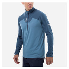 Koszulka męska MILLET Kamet Ts Zip Ls M niebieska
