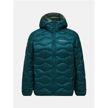 Kurtka puchowa męska PEAK PERFORMANCE M Helium Down Hood Jacket kolor zielony
