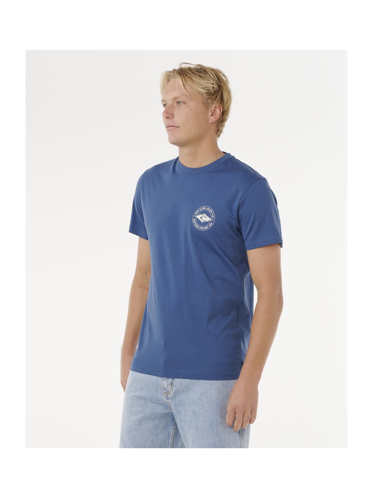Koszulka RIP CURL STAPLE TEE granatowa
