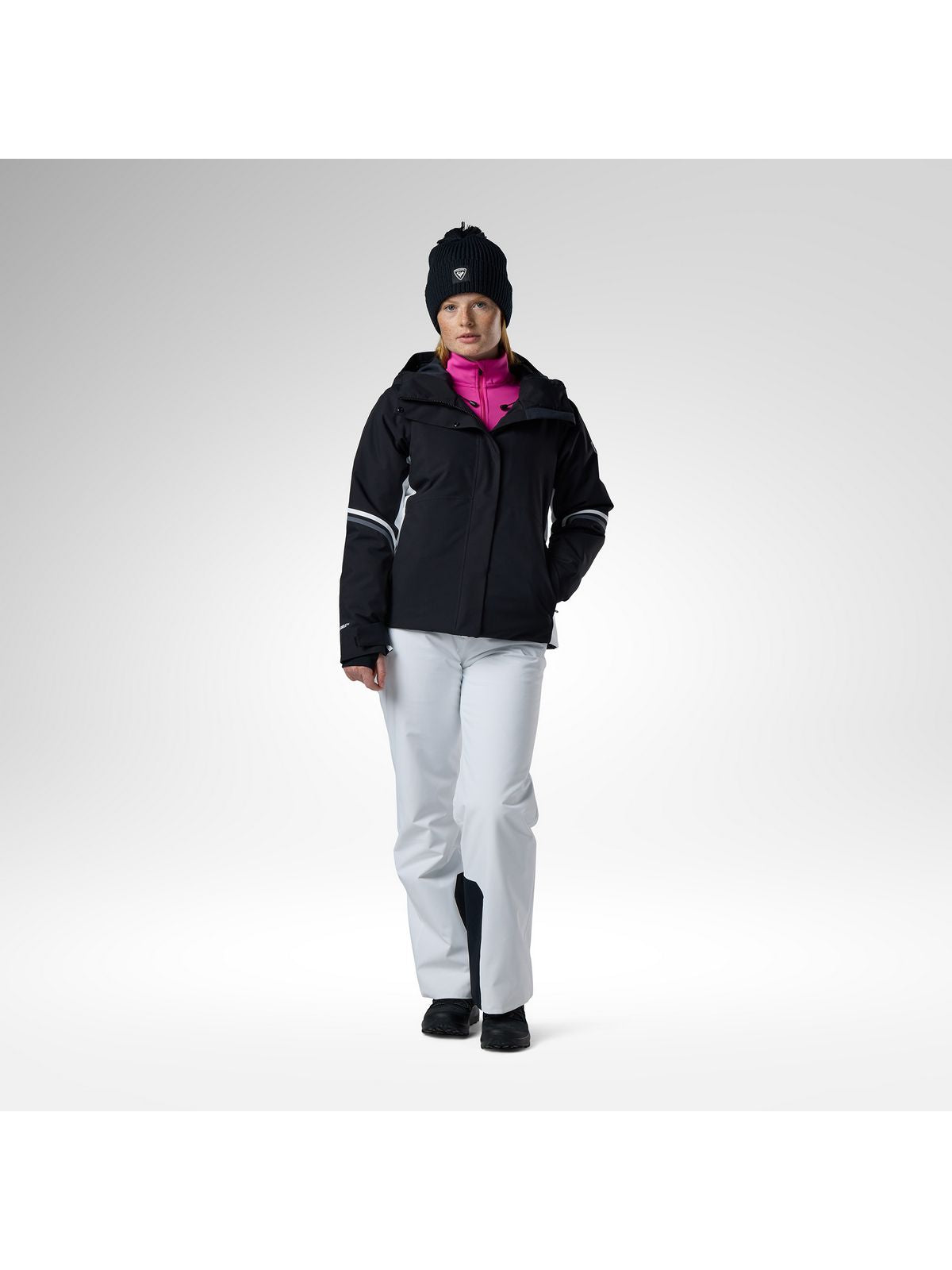 Kurtka narciarska damska ROSSIGNOL W Strawpile Insulated Ski Jkt czarna