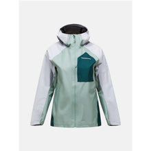 Kurtka damska PEAK PERFORMANCE W Trail Hipe 3L Shell Jacket kolor zielony
