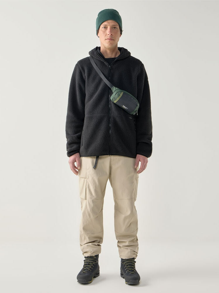 Bluza polarowa z kapturem męska HAGLÖFS Funds Pile Hood True Black