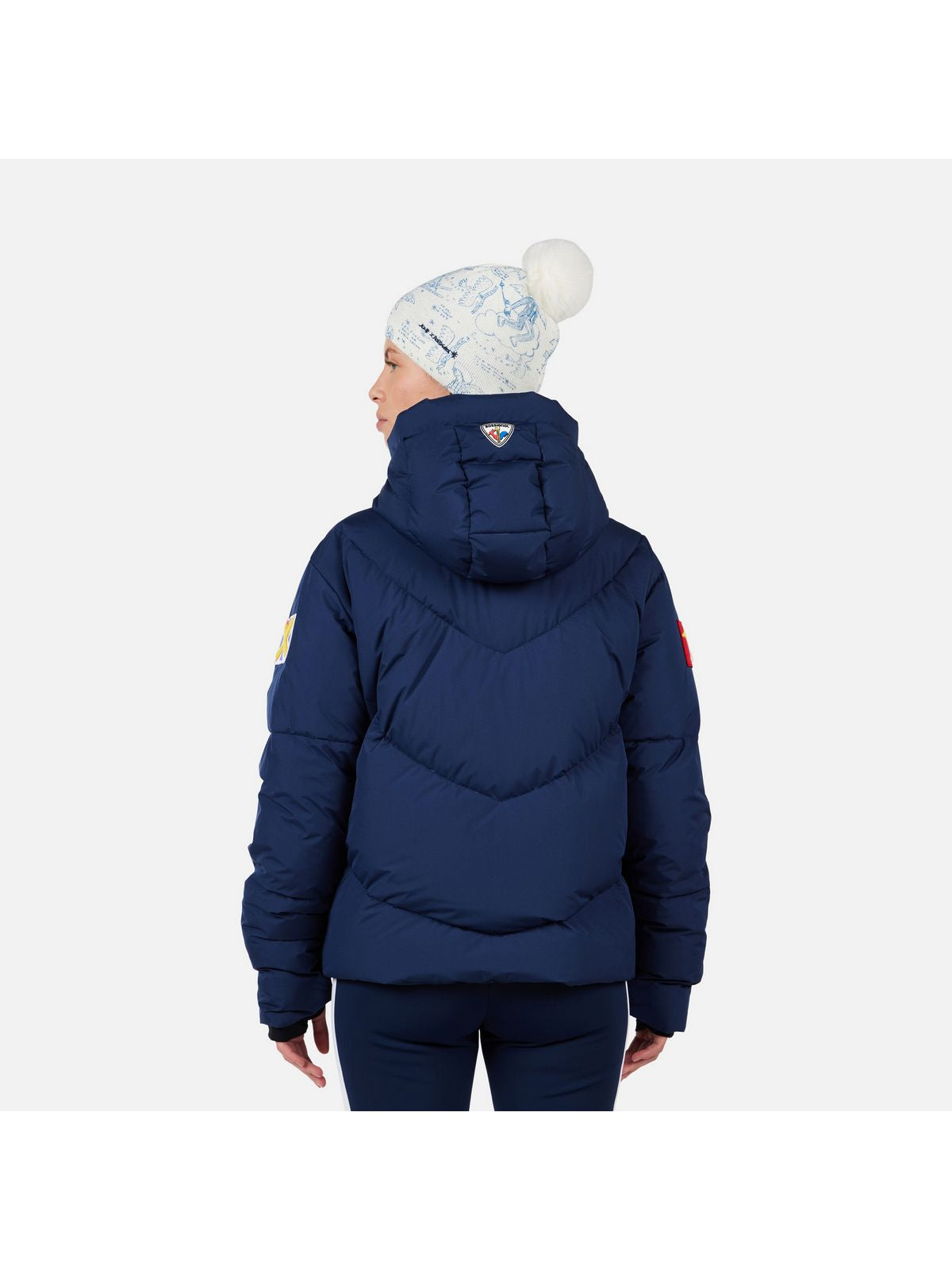 Kurtka narciarska damska ROSSIGNOL W JCC ALLSNOW DOWN JKT niebieska