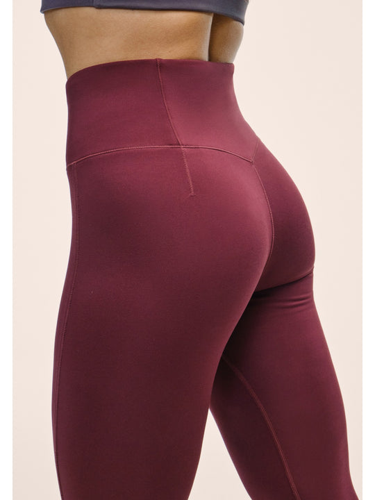 Legginsy damskie CASALL Soft Touch High Waist Tights kolor bordowy
