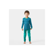 Bielizna dziecięca HELLY HANSEN K Graphic Lifa Merino Set kolor zielony
