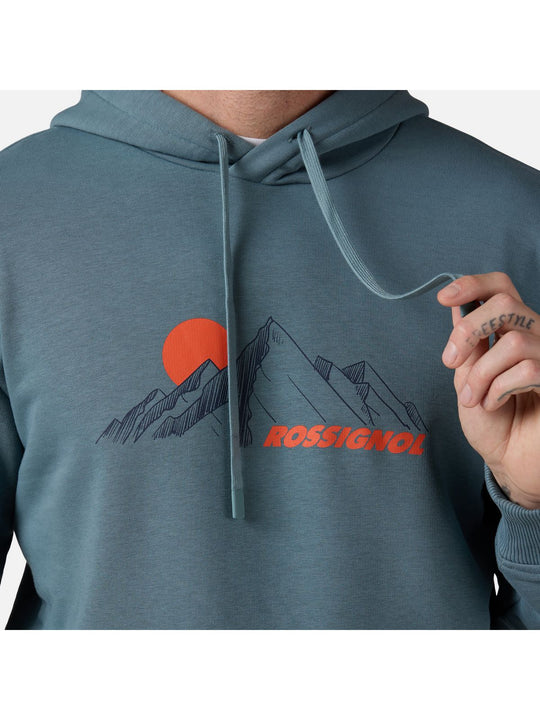 Bluza męska ROSSIGNOL Waterfall H niebieska - Adventure Sports
