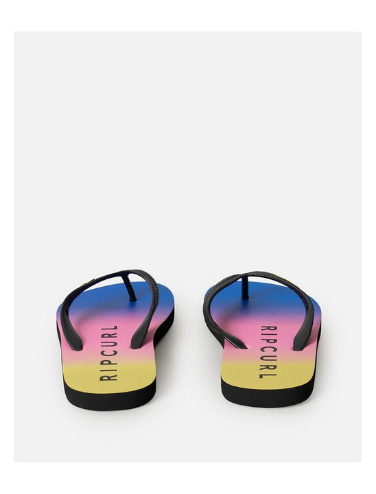 Japonki plażowe damskie  RIP CURL Lazed Fade Bloom Open Toe - Bo turkusowe
