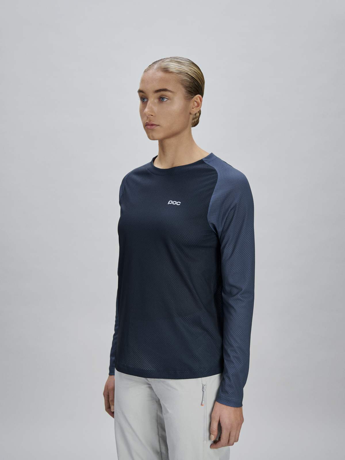 Koszulka rowerowa damska POC W's Motion Air L/S Jersey granatowa