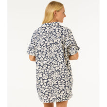 Sukienka koszulowa RIP CURL Las Dalias Ss Shirt Dress granatowa w kwiaty
