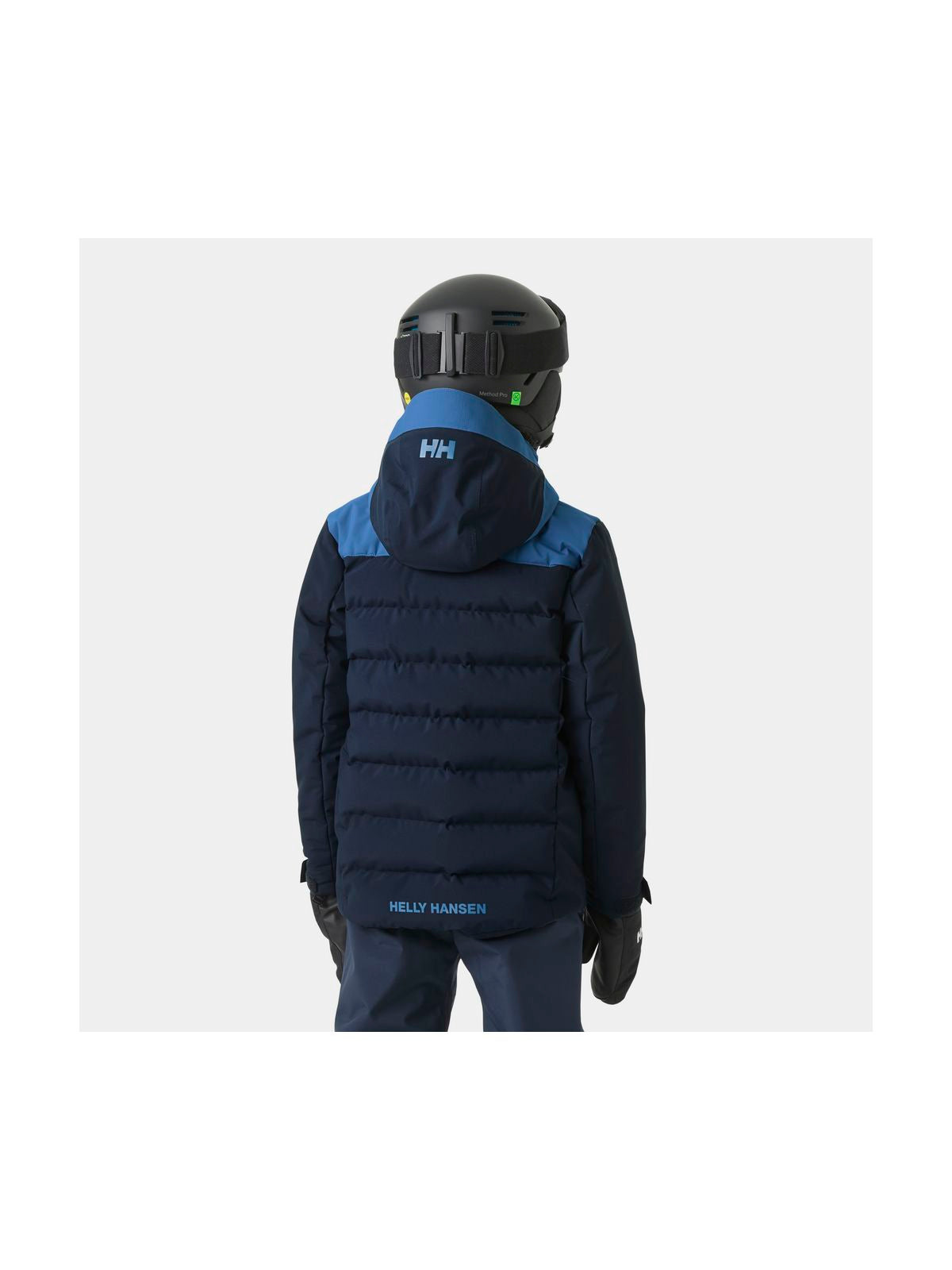 Kurtka narciarska dziecięca HELLY HANSEN JR CYCLONE JACKET granatowa
