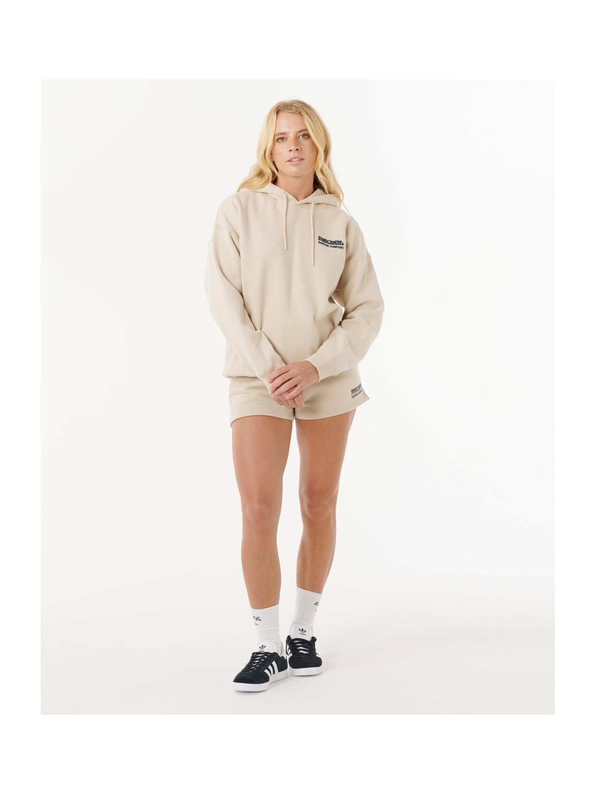 Bluza RIP CURL Surf Puff Heritage Hood beżowa