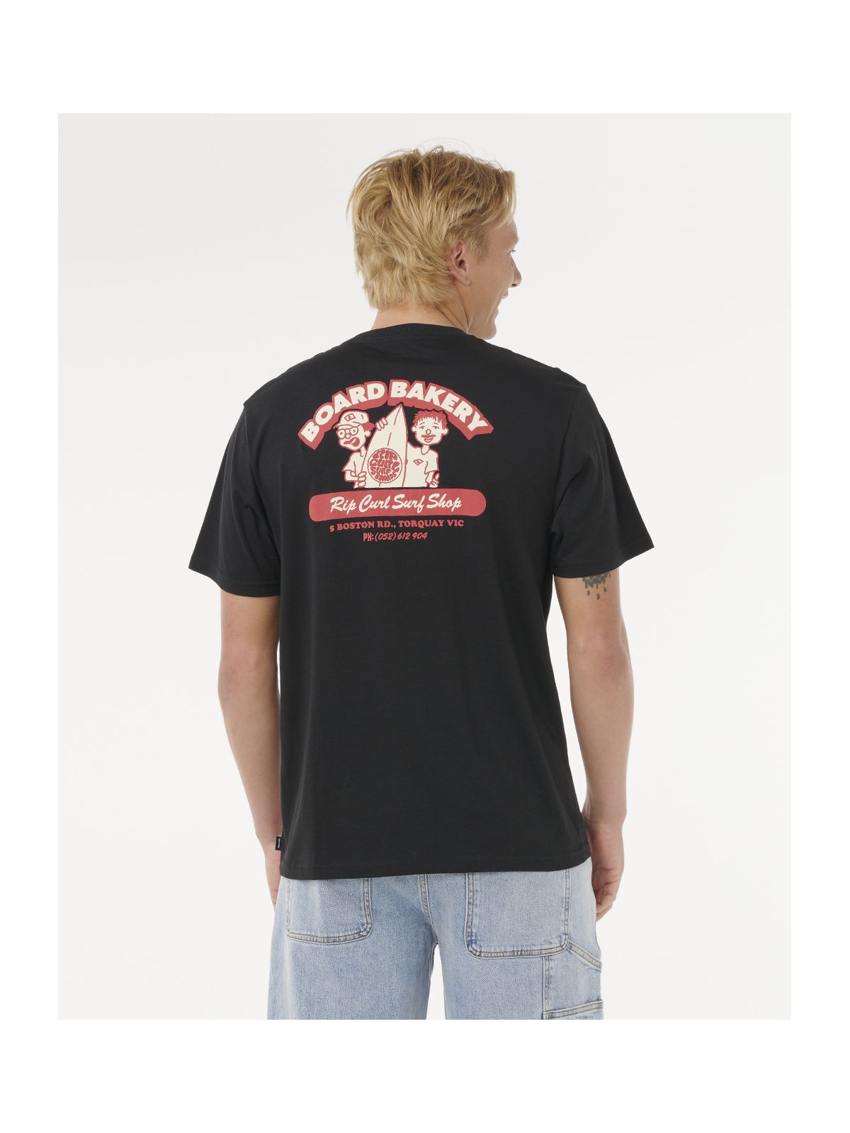 Koszulka RIP CURL BOARD BAKERY TEE czarna