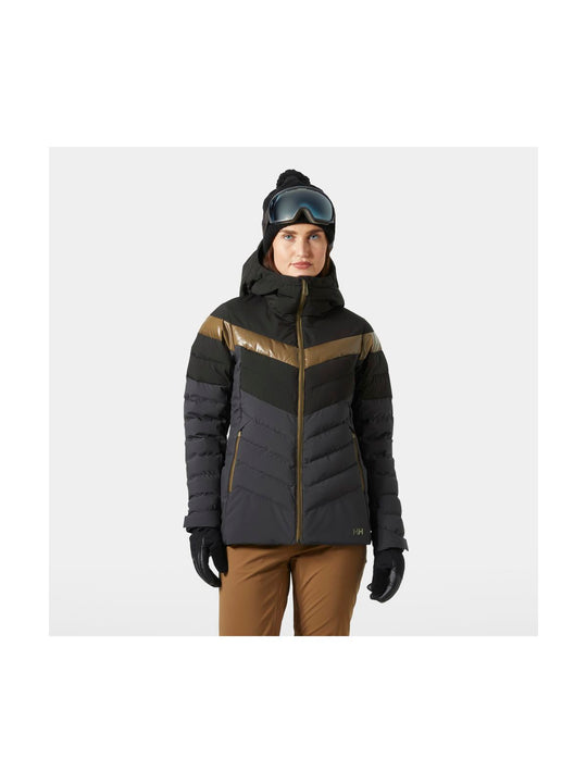 Kurtka narciarska damska HELLY HANSEN W IMPERIAL PUFFY JACKET czarna
