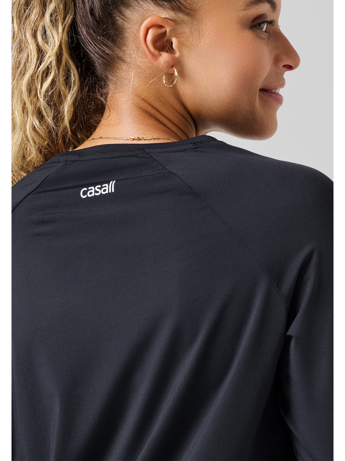 Koszulka damska CASALL Essential Long Sleeve kolor czarny