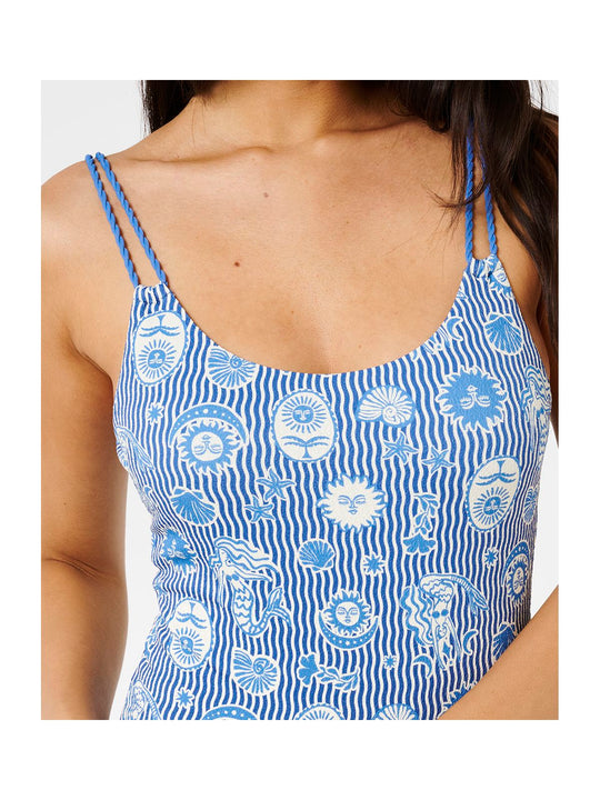 Kostium damski RIP CURL Catalina Waves 1 Piece niebieski
