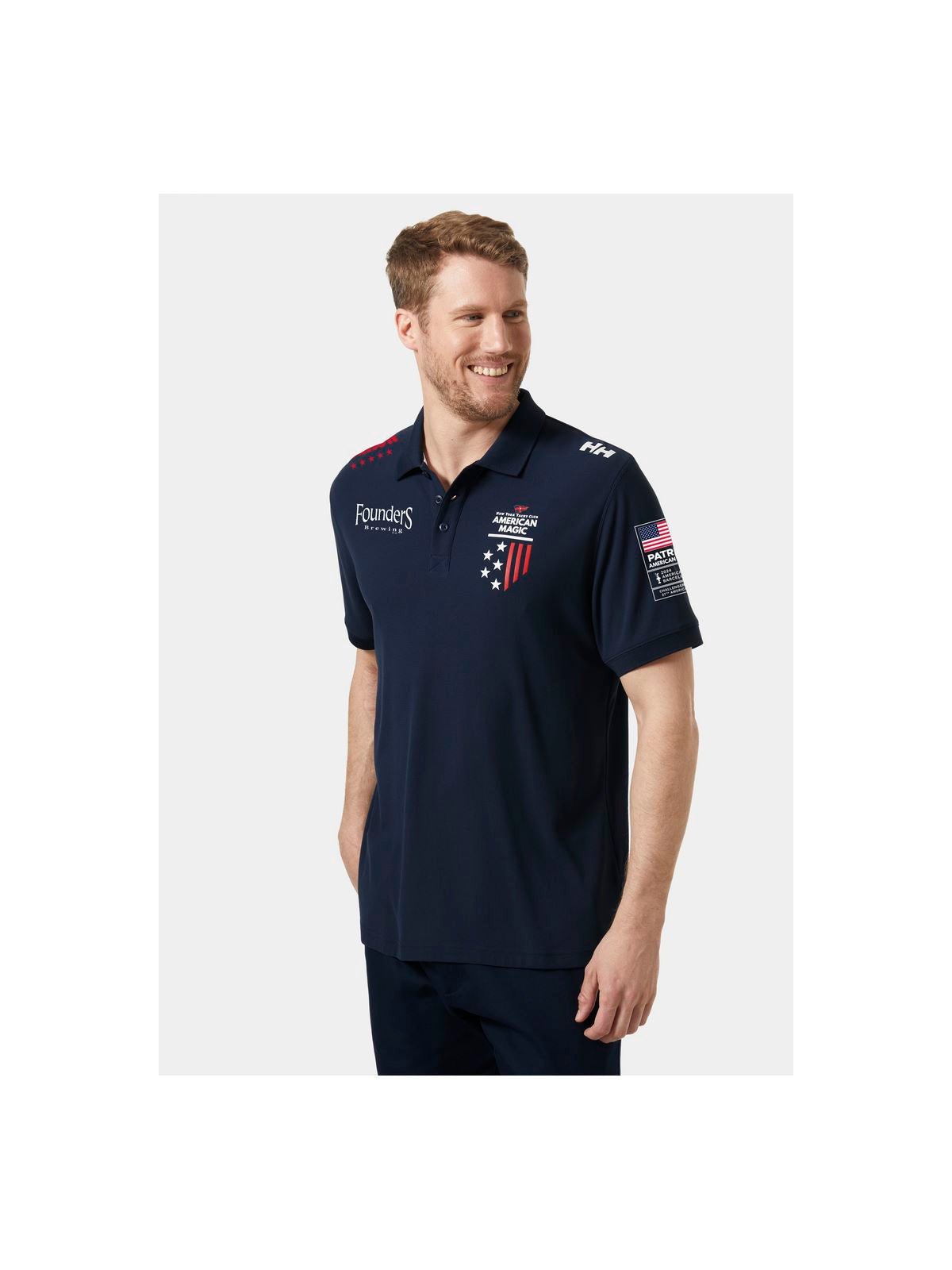 Koszulka HELLY HANSEN Riftline Polo granatowy